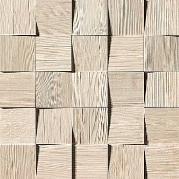 Мозаика Axi White Pine Mosaico 3D 35x35